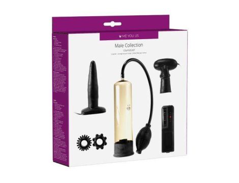 Me You Us Male Collection Couples Kit Black