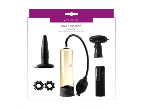 Me You Us Male Collection Couples Kit Black - 3