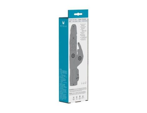 Me You Us Twin Turbo Rabbit Vibrator Blue - 3