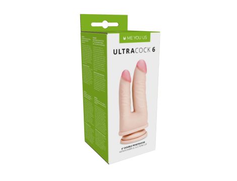 Me You Us Ultracock 6in Double Penetrator - 2