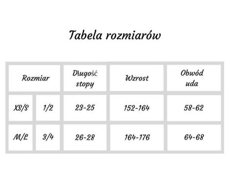 Bielizna- Kabarette/Rajstopy 153 CZARNE S/M - 2