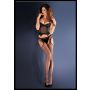 Bielizna-Rajstopy Strip Panty Kabaretka EROTICA STRIP PANTY 151 Czarne S/M - 3