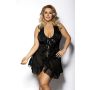 ACRE black chemise L+ ( czarna halka ) - 2