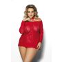 Alecto red chemise L+ ( czerwona halka ) - 3