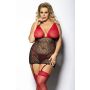 YAMMY black-red chemise L+ ( czarno-czerwona halka ) - 2