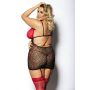 YAMMY black-red chemise L+ ( czarno-czerwona halka ) - 3