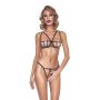 Bielizna-Cavanne black S/M (biustonosz&stringi/bra&string) - 3