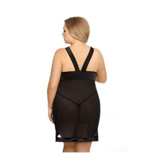 Samara black chemise XL+ ( czarna halka ) - image 2