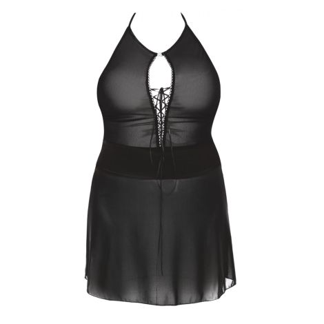 Stefi black chemise L+ ( czarna halka ) - 3