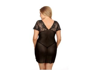 Marina black chemise L+ ( czarna halka ) - image 2