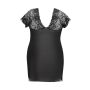 Marina black chemise L+ ( czarna halka ) - 4