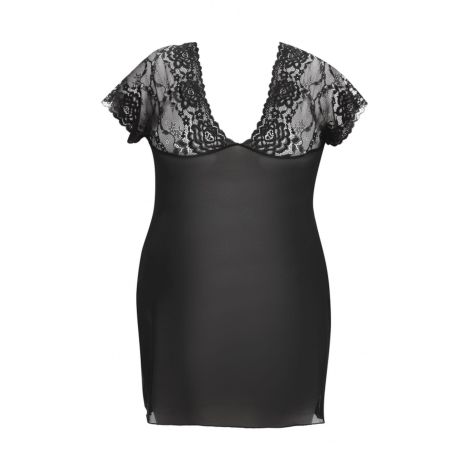 Marina black chemise XL+ ( czarna halka ) - 3