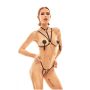 Bielizna - Delici set S/M (harness+string/uprząż+string) - 2