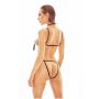 Bielizna - Delici set S/M (harness+string/uprząż+string) - 3