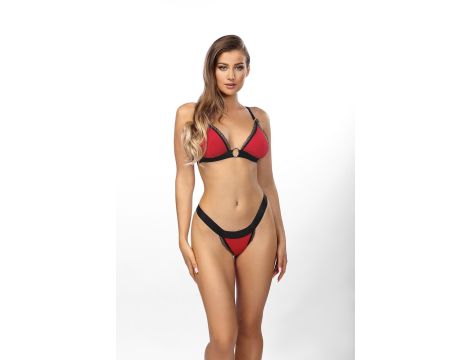 Bielizna - Christine XXL/XXXL (komplet biustonosz + stringi/set bra + thongs)