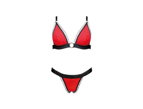 Bielizna - Christine XXL/XXXL (komplet biustonosz + stringi/set bra + thongs) - 3