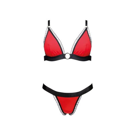 Bielizna - Christine XXL/XXXL (komplet biustonosz + stringi/set bra + thongs) - 3