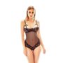 Bielizna - Clarence S/M (body czarne + obroża/black body + collar) - 2