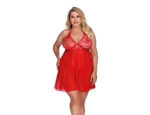 PANDORA RED ( CHEMISE/HALKA ) XL+