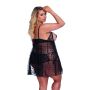 YULIA L+ (XL/XXL) BLACK CHEMISE/CZARNA HALKA - 3