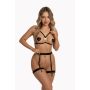 AUBREY HARNESS SET BRA+BELT S/M - 2