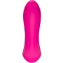 Stymulator silicone 2*9 vibration function Rose Red - 4