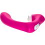 Stymulator silicone 2*9 vibration function Rose Red - 9