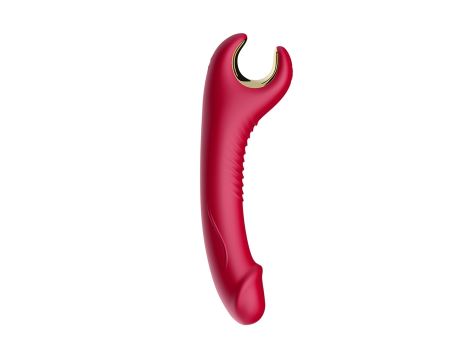 Stymulator silicone 9 vibration function Red