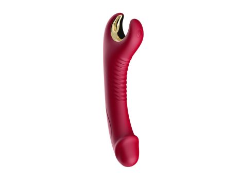 Stymulator silicone 9 vibration function Red - 3