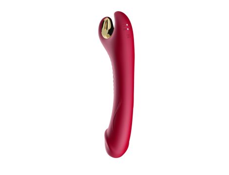 Stymulator silicone 9 vibration function Red - 4