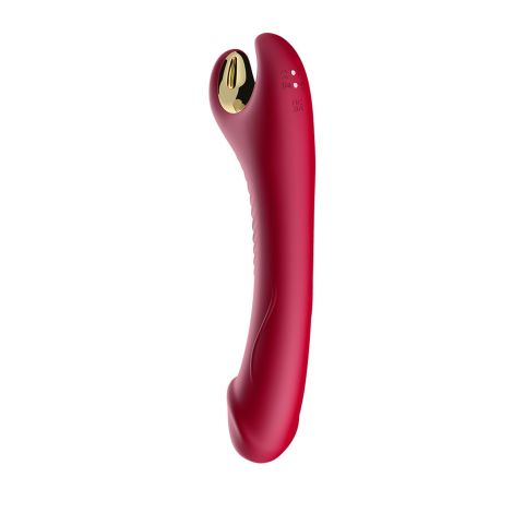 Stymulator silicone 9 vibration function Red - 4