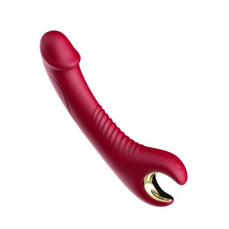 Stymulator silicone 9 vibration function Red - 5