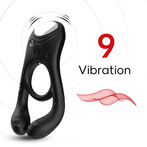 Veyron with remote Black, 9 vibration functions - 9