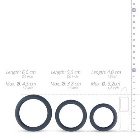 Boners 3 Ring kit (flat rings) - 4