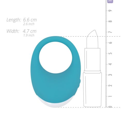 Wibrujący pierścień erekcyjny San Miguel — Azul - 7