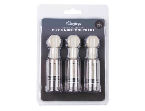 Pompka-Nipple & Clit Suckers 3pcs