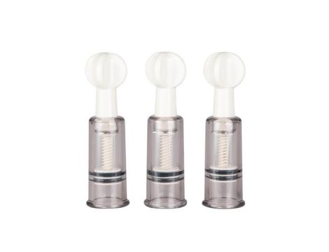 Pompka-Nipple & Clit Suckers 3pcs - 3