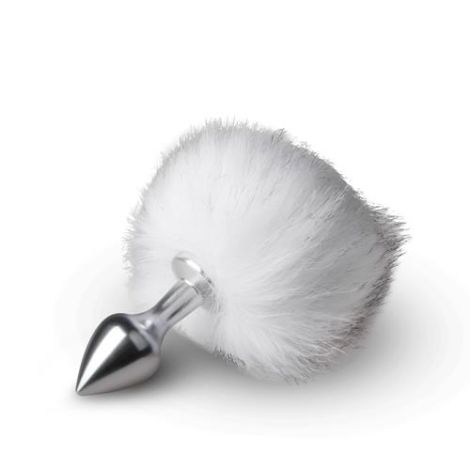 Bunny Tail Plug No. 1 - Silver/WhiteKorek analny - 3