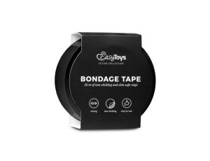 Wiązania-Black Bondage Tape 20 m