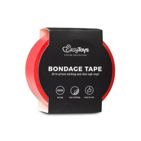 Wiązania-Red Bondage Tape 20 m