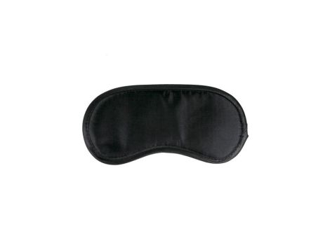 Maska-Black Satin Eye Mask - 2