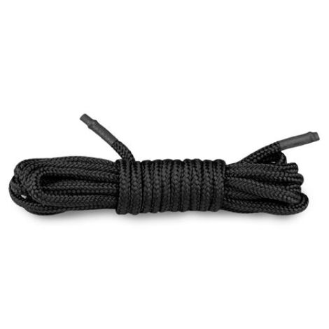 Wiązania-Black Bondage Rope - 5m - 4