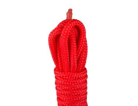 Wiązania-Red Bondage Rope - 10m - 3