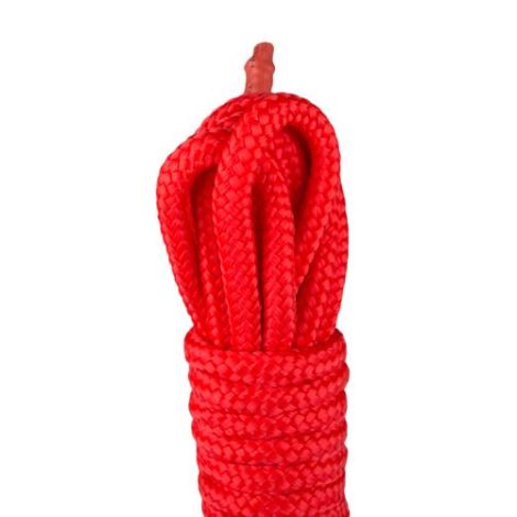 Wiązania-Red Bondage Rope - 10m - 3