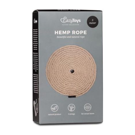 Wiązania-Hemp Bondage Rope 5M