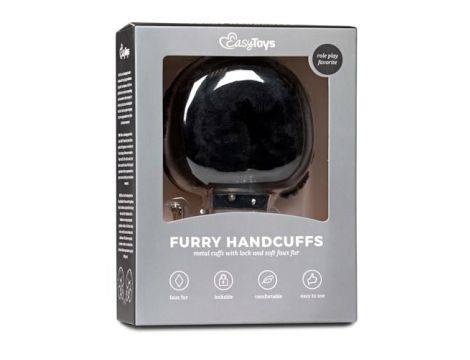 Kajdanki-Furry Handcuffs - Black