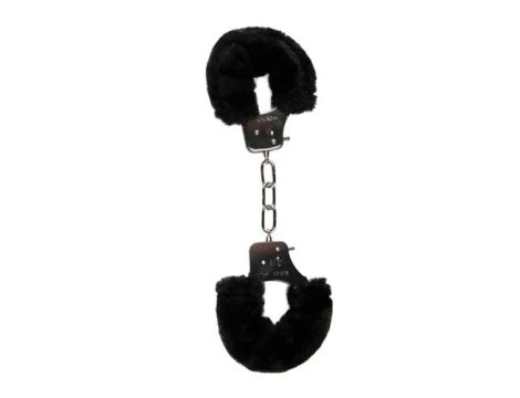 Kajdanki-Furry Handcuffs - Black - 2