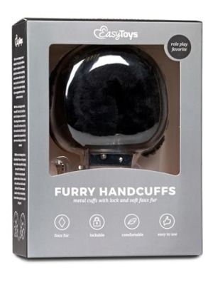 Kajdanki-Furry Handcuffs - Black