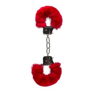 Kajdanki-Furry Handcuffs - Red - image 2