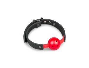 Knebel-Ball Gag With PVC Ball - Red - image 2